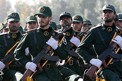 miembros de la Guardia Revolucionaria de Irán Irán ha desarticulado cuatro células terroristas fuera de sus fronteras